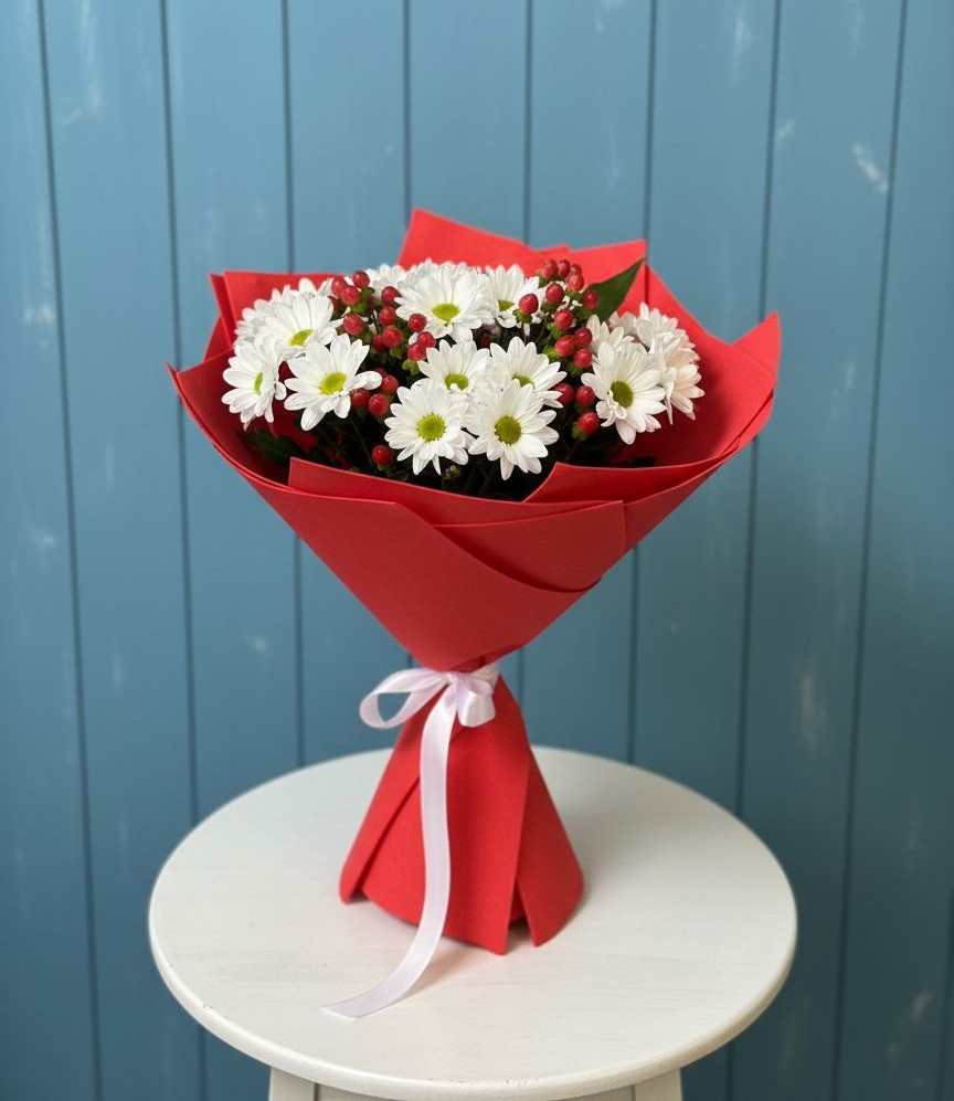 Букет цветов из: Хризантемы в Ельники