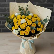 Букет цветов из:  Розы в Ельники
