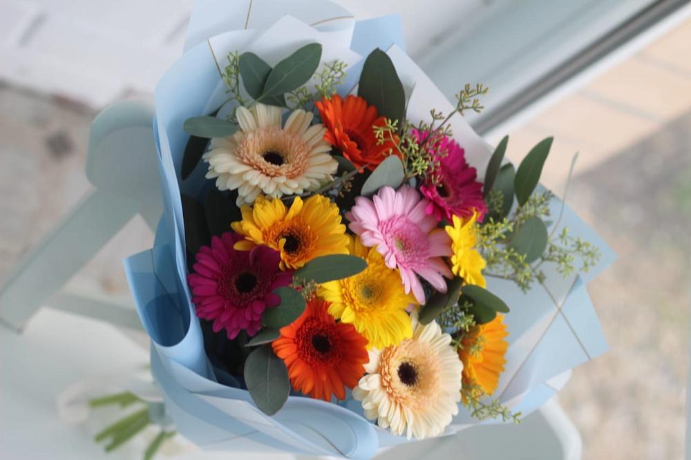 Букет цветов из: Герберы в Ельники