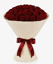 Букет 101 Бордовая роза Блэк Бакарра в Ельники