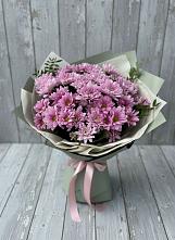 Букет цветов из:  Хризантемы #REPLACE_PRED# Ельники