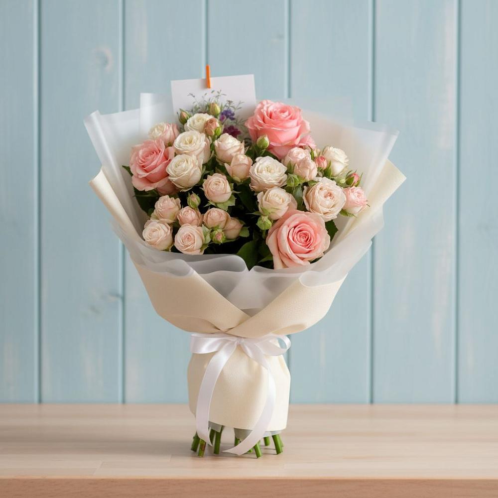 Букет цветов из: Розы в Ельники