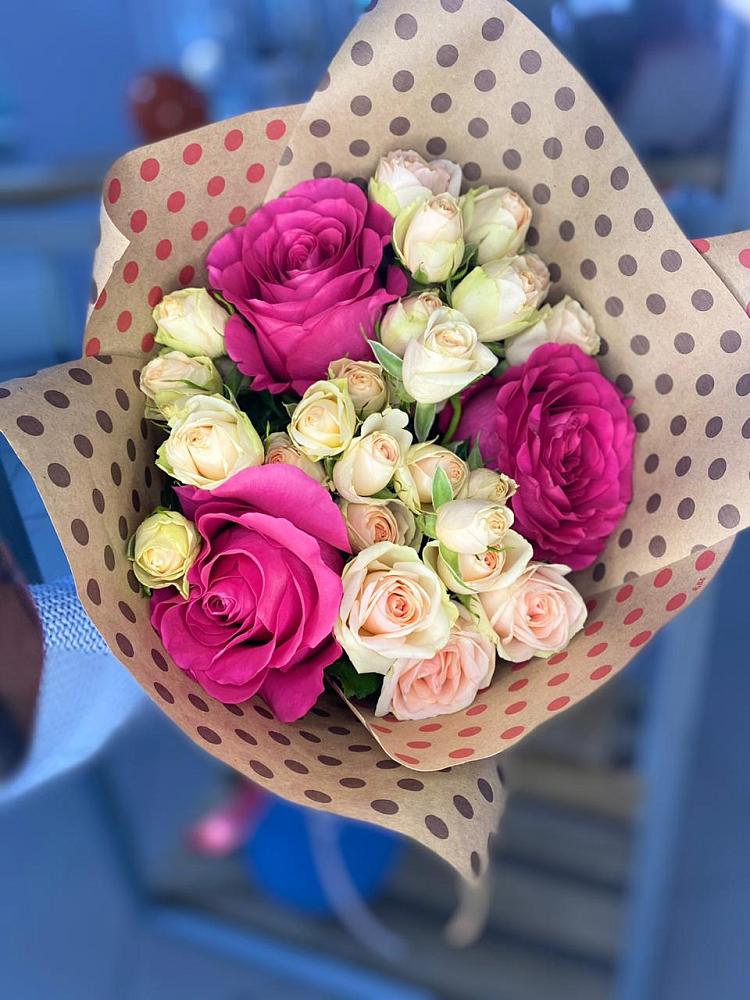 Букет цветов из: Розы в Ельники