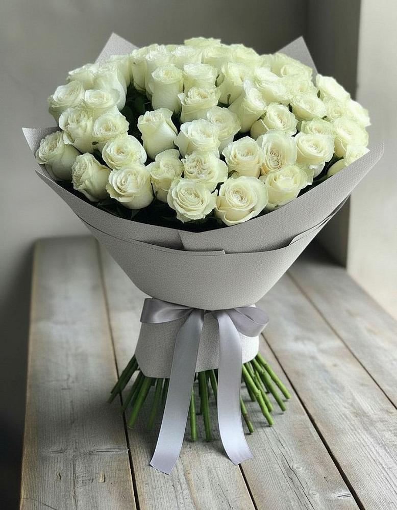 Букет 35 Белых роз в Ельники