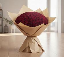 Букет 101 Красная роза в Ельники