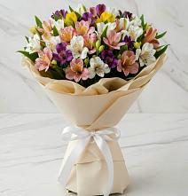 Букет цветов из:  Альстромерии в Ельники