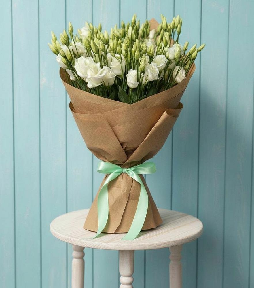 Букет цветов из: Лизиантусы в Ельники