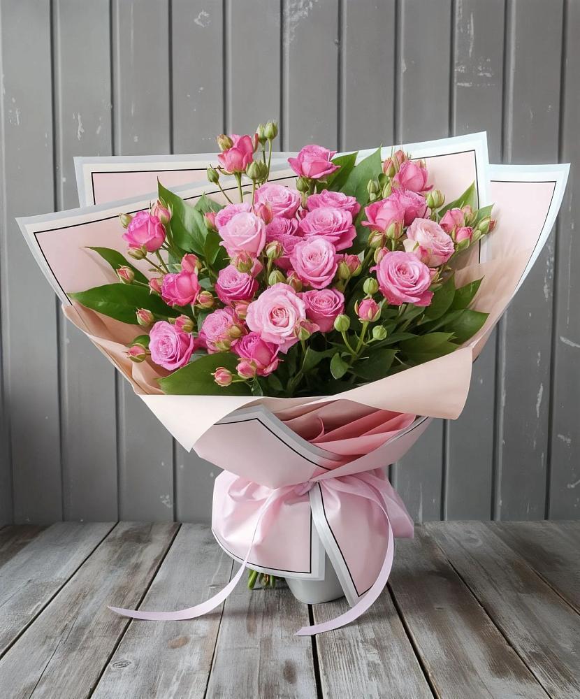 Букет Розовый кустик в Ельники