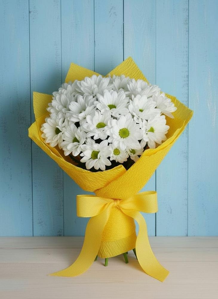 Букет цветов из: Хризантемы в Ельники