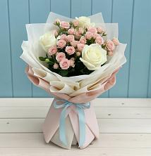 Букет цветов из:  Розы в Ельники