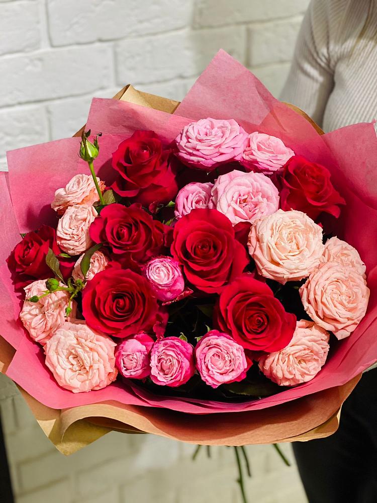 Букет цветов из: Розы в Ельники