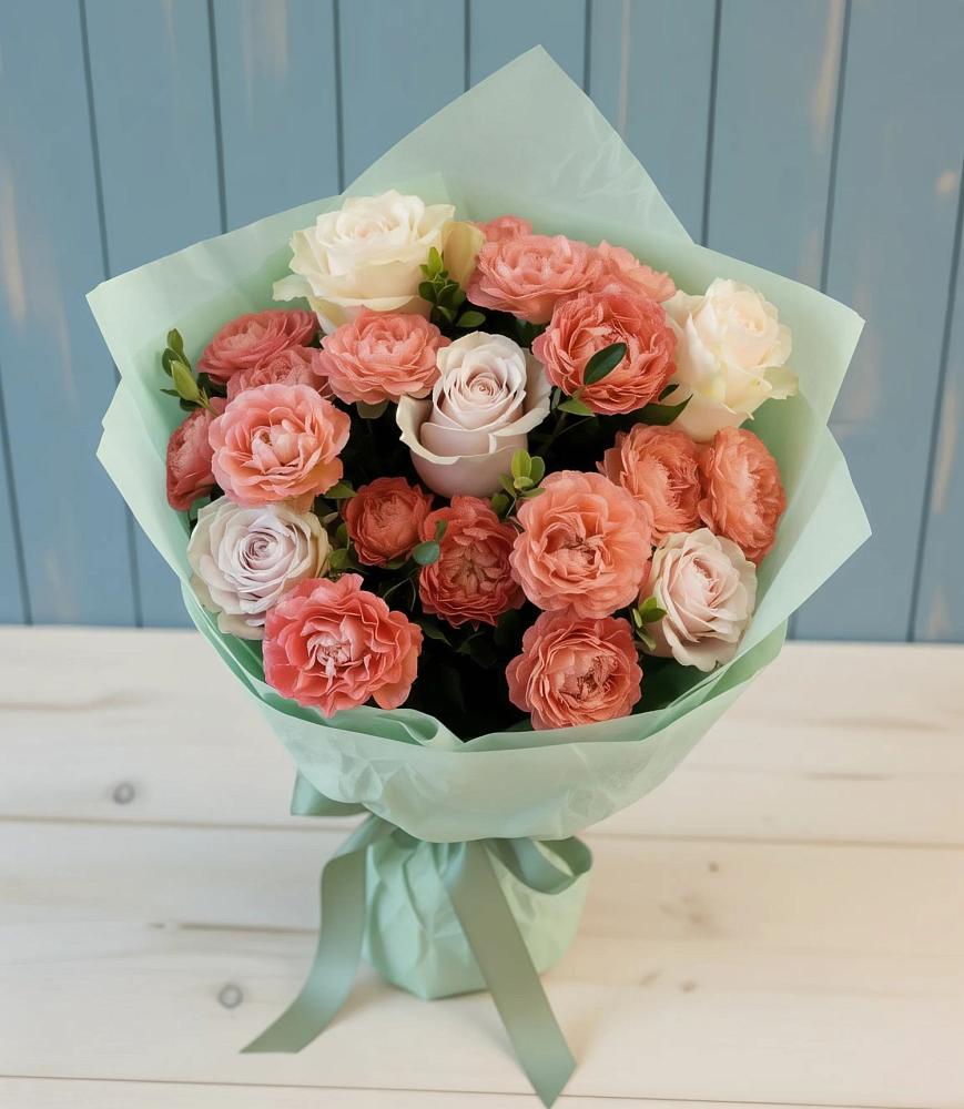 Букет цветов из: Розы в Ельники