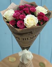 Букет цветов из:  Розы в Ельники