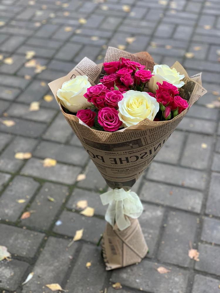 Букет цветов из: Розы в Ельники