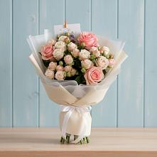 Букет цветов из:  Розы в Ельники