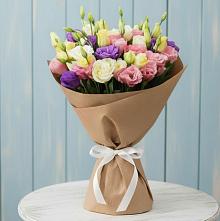 Букет цветов из:  Лизиантусы в Ельники